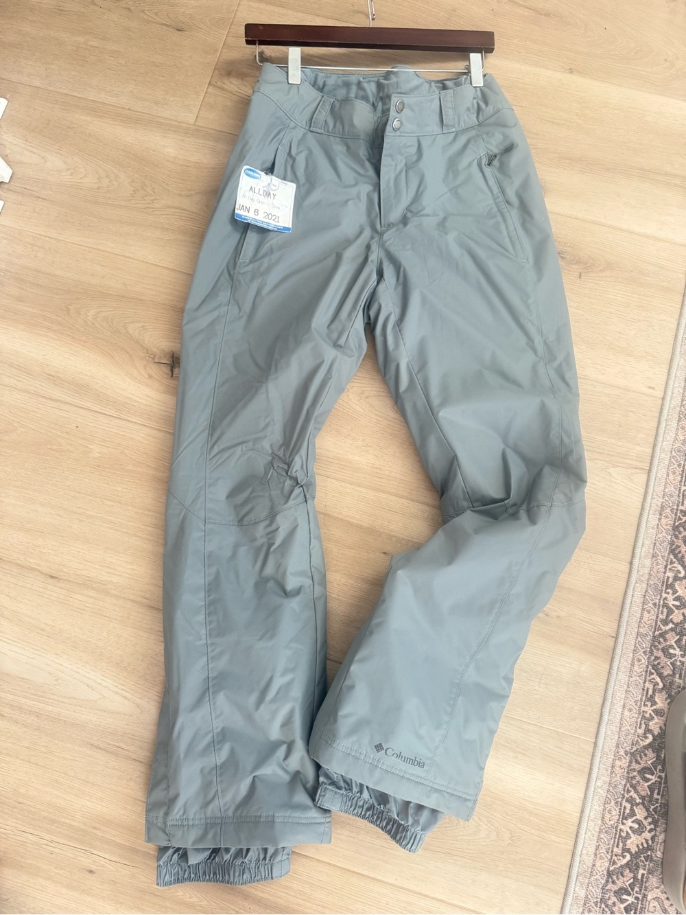 Columbia womens Gray Waterproof Ski Pants size small
